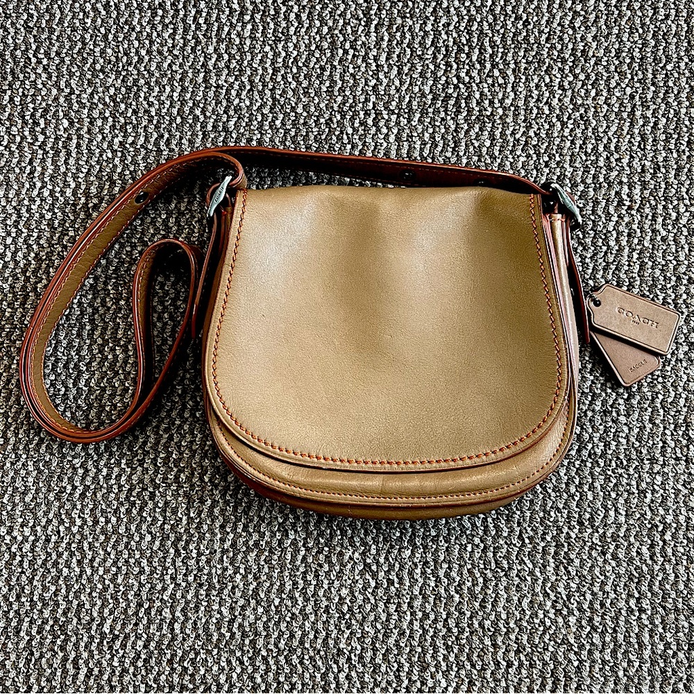 COACH Glovetanned Saddle Bag